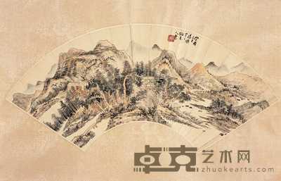 汤定之 仿元人意 52×18.5cm